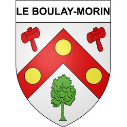 Le Boulay-Morin 27 ville Stickers blason autocollant adhésif