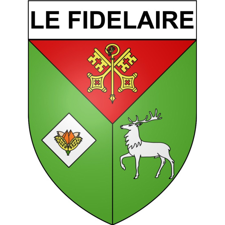 Stickers coat of arms Bazas adhesive sticker