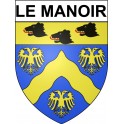 Le Manoir 27 ville Stickers blason autocollant adhésif