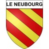 Le Neubourg 27 ville Stickers blason autocollant adhésif