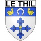 Le Thil 27 ville Stickers blason autocollant adhésif