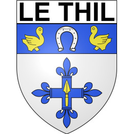 Stickers coat of arms Bazas adhesive sticker