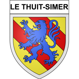 Stickers coat of arms Bazas adhesive sticker