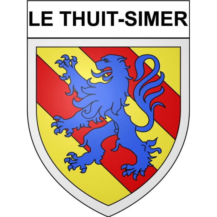 Le Thuit-Simer 27 ville Stickers blason autocollant adhésif