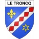 Le Troncq 27 ville Stickers blason autocollant adhésif