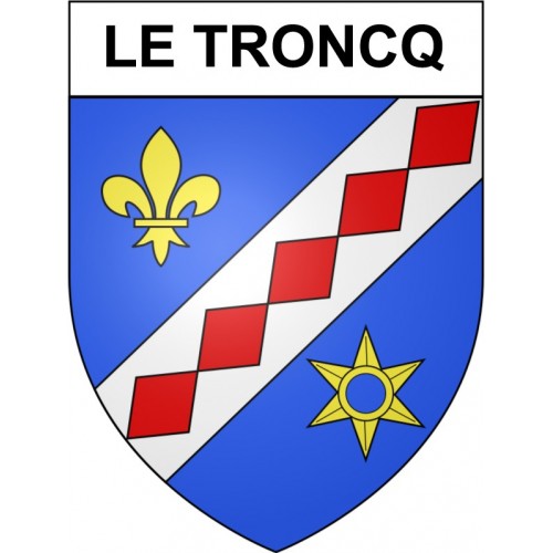 Stickers coat of arms Bazas adhesive sticker