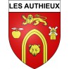 Les Authieux 27 ville Stickers blason autocollant adhésif