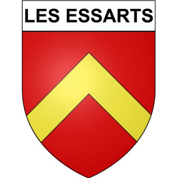 Les Essarts 27 ville Stickers blason autocollant adhésif