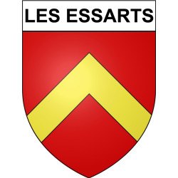 Les Essarts 27 ville Stickers blason autocollant adhésif