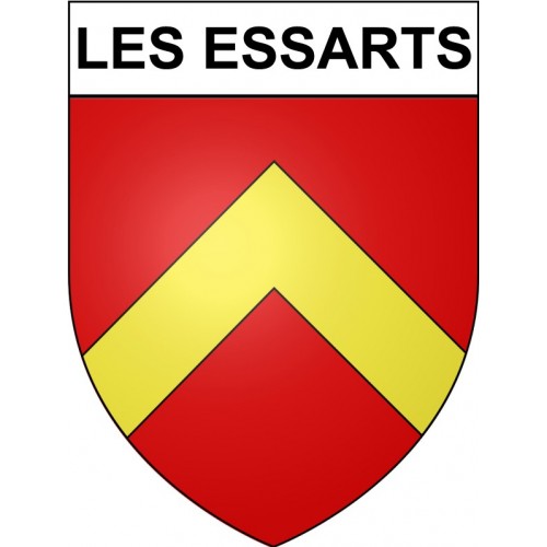 Les Essarts 27 ville Stickers blason autocollant adhésif