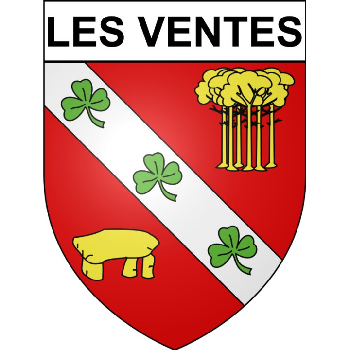 Stickers coat of arms Bazas adhesive sticker