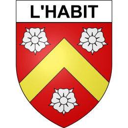 Stickers coat of arms Bazas adhesive sticker