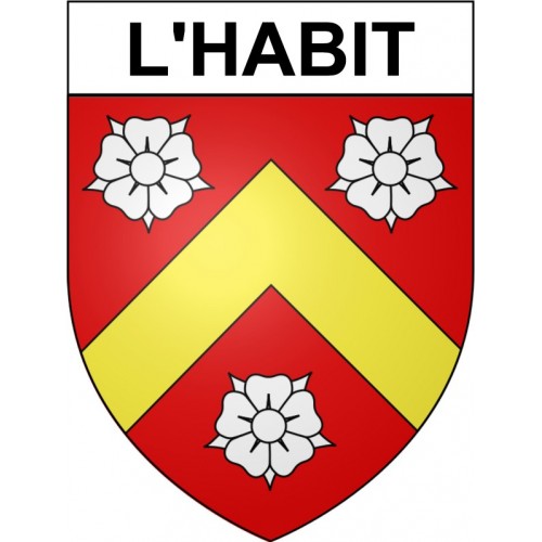 L'Habit 27 ville Stickers blason autocollant adhésif
