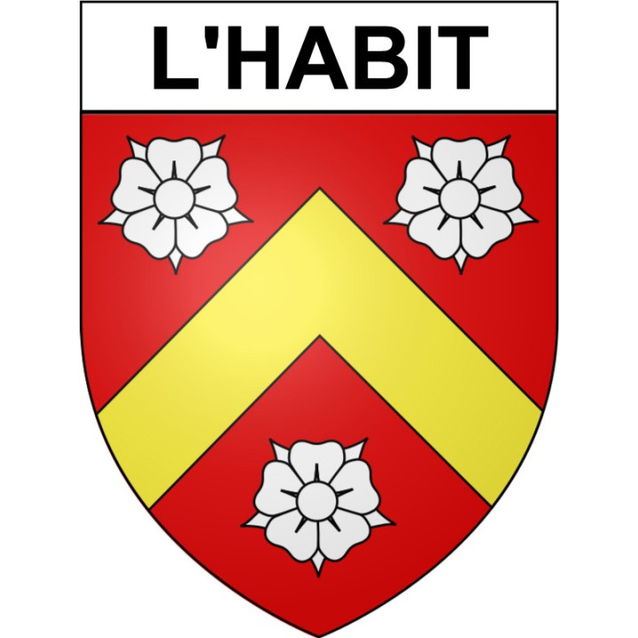 Stickers coat of arms Bazas adhesive sticker