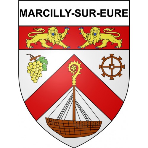 Stickers coat of arms Bazas adhesive sticker