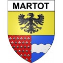 Stickers coat of arms Bazas adhesive sticker