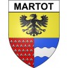 Martot 27 ville Stickers blason autocollant adhésif