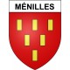 Ménilles 27 ville Stickers blason autocollant adhésif