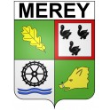 Merey 27 ville Stickers blason autocollant adhésif