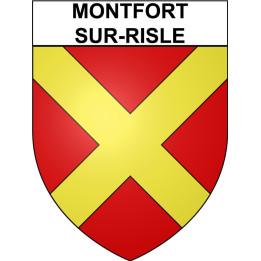 Stickers coat of arms Bazas adhesive sticker