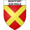 Montfort-sur-Risle 27 ville Stickers blason autocollant adhésif