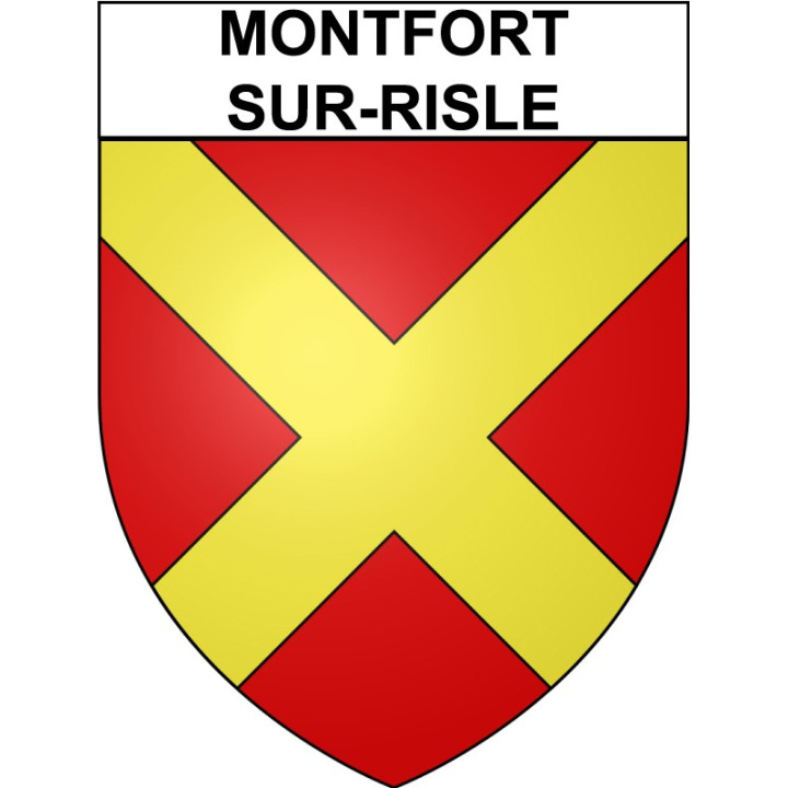 Stickers coat of arms Bazas adhesive sticker