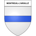 Montreuil-l'Argillé 27 ville Stickers blason autocollant adhésif