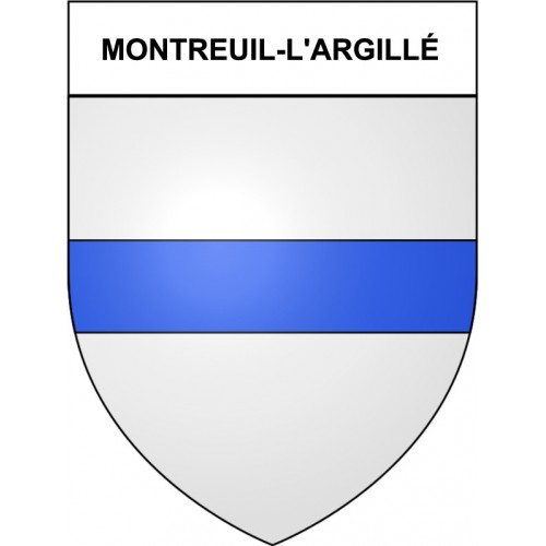 Pegatinas escudo de armas de Bazas adhesivo de la etiqueta engomada