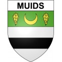 Stickers coat of arms Bazas adhesive sticker