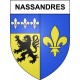 Nassandres 27 ville Stickers blason autocollant adhésif