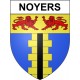 Noyers 27 ville Stickers blason autocollant adhésif