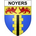 Noyers 27 ville Stickers blason autocollant adhésif