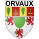 Stickers coat of arms Bazas adhesive sticker