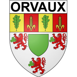 Orvaux 27 ville Stickers blason autocollant adhésif