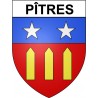 Pîtres 27 ville Stickers blason autocollant adhésif