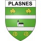 Plasnes 27 ville Stickers blason autocollant adhésif