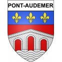 Pont-Audemer 27 ville Stickers blason autocollant adhésif