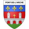 Stickers coat of arms Bazas adhesive sticker