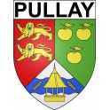 Pullay 27 ville Stickers blason autocollant adhésif