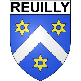 Reuilly 27 ville Stickers blason autocollant adhésif