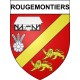 Rougemontiers 27 ville Stickers blason autocollant adhésif