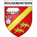 Rougemontiers 27 ville Stickers blason autocollant adhésif