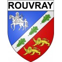 Rouvray 27 ville Stickers blason autocollant adhésif