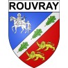 Rouvray 27 ville Stickers blason autocollant adhésif