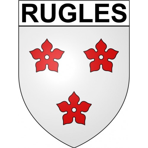Stickers coat of arms Bazas adhesive sticker