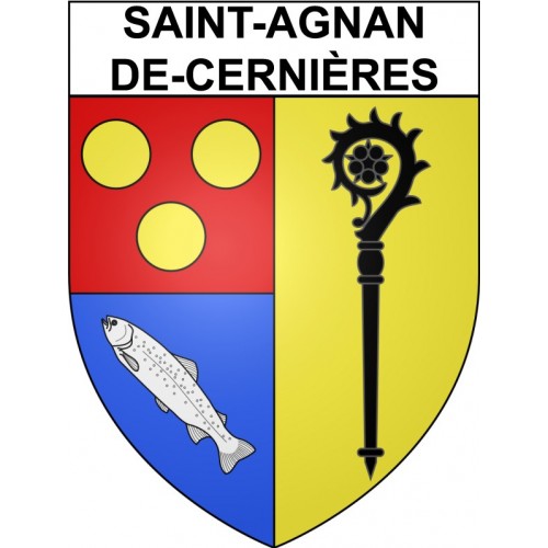 Pegatinas escudo de armas de Bazas adhesivo de la etiqueta engomada