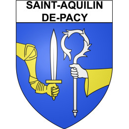 Stickers coat of arms Bazas adhesive sticker