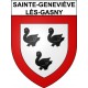 sainte-genevieve-les-gasny 27 ville Stickers blason autocollant adhésif