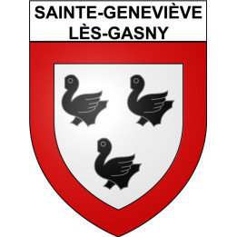 sainte-genevieve-les-gasny 27 ville Stickers blason autocollant adhésif