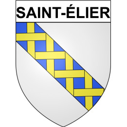 Saint-élier 27 ville Stickers blason autocollant adhésif